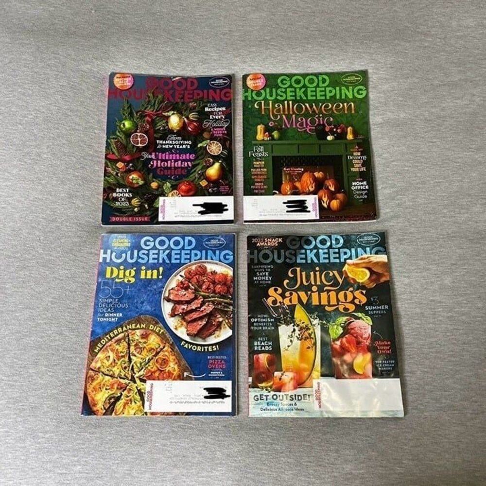 GOOD HOUSEKEEPING Magazine 2023 Collection 4 PCS. Set